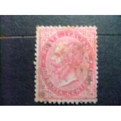L 122 Italia Italie 1863 / Victor Manuel Ii / Yvert 19 Fu