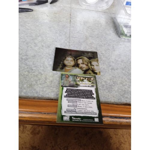 Cartes Spécial De Lost Saison 3 Inkworks Fb 7