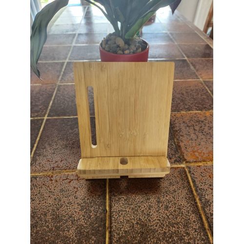 Support Smartphone Tablette Bois