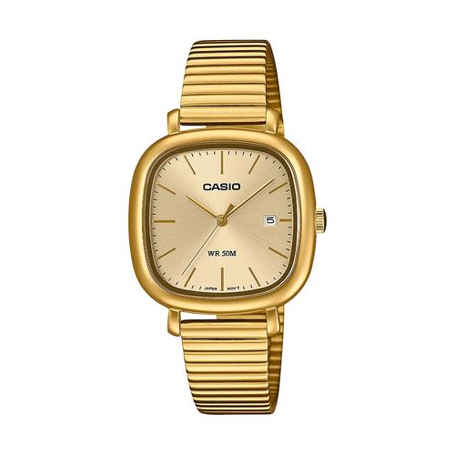 Montre Femme Casio Classique Acier Doré