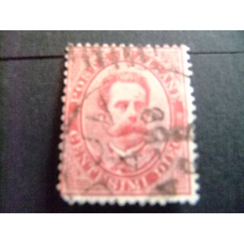 L 122 Italia Italie 1879 / Hunbert 1 / Yvert 34 Fu