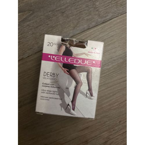 Lot De 50 Collants L’Elledue Derby Velatissimo 20 Den – Taille 1/2 – Neufs