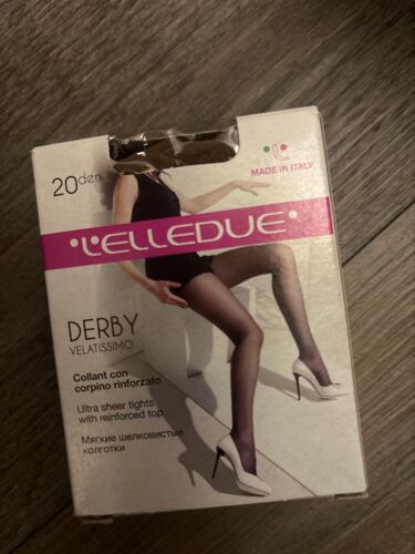 Lot De 10 Collants L’Elledue Derby Velatissimo 20 Den – Taille 1/2 – Neufs