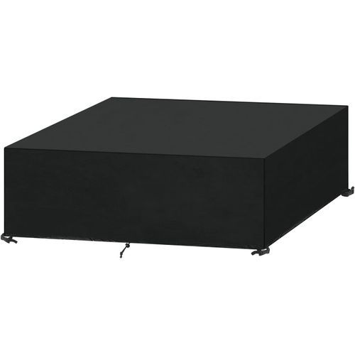 Spwa-Housse Salon De Jardin Exterieur Bache Table De Jardin, Robuste Tissu Oxford, Imperméable, Coupe-Vent, Anti-Uv, Housse De Protection Pour Mobilier De Jardin, Rectangulaire, 210x140x80cm