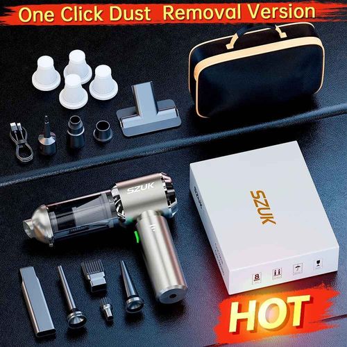 SZUK 985000PA aspirateurs sans fil puissant,aspirateur à main avec dépoussiérage en un clic,mini aspirateur pour voiture portable amélioré,aspirateur sans fil très puissan - Type Max Easy 4hapa bag