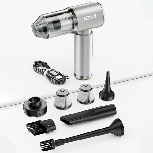 Mini Aspirateur De Voiture Sans Fil,Puissant,Portable,Machine De Nettoyage,Pour Soufflage De Voiture,Appareils Ménagers 2 En 1 - Type Sliver 2hapa