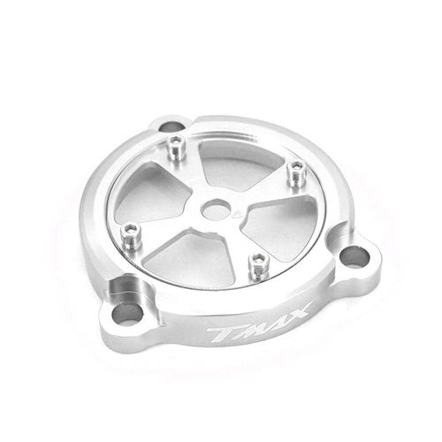 Pour Yamaha Tmax 530/500/560 Sx/Dx Tmax530 Tmax560 T-Max 530 Ensemble De Couvercles De Protection De Stator De Moteur De Moto Décoration 2010-2020 - Type Argent