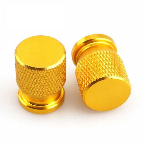 Bouchon De Valve De Pneu De Roue De Moto,Couvercle De Tige De Port D'air Adapté Pour Zontes 310r 310x 310v 310 T2 G1 125 U1 U 155 Zt 125 T310 350e 350 - Type Golden-No Logo