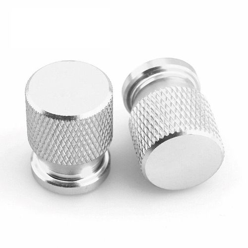 Bouchon De Valve De Pneu De Roue De Moto,Couvercle De Tige De Port D'air Adapté Pour Zontes 310r 310x 310v 310 T2 G1 125 U1 U 155 Zt 125 T310 350e 350 - Type Silver-No Logo