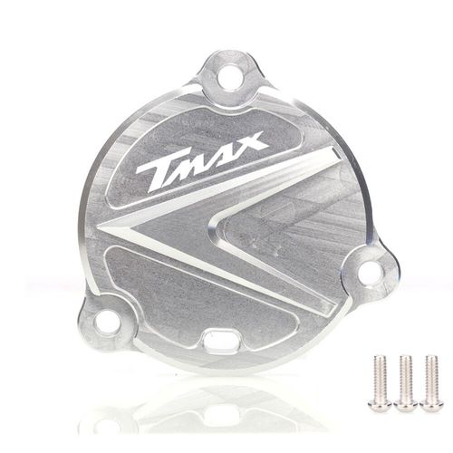 Pour Yamaha Tmax 530/500/560 Sx/Dx Tmax530 Tmax560 T-Max 530 Ensemble De Couvercles De Protection De Stator De Moteur De Moto Décoration 2010-2020 - Type Silver-1