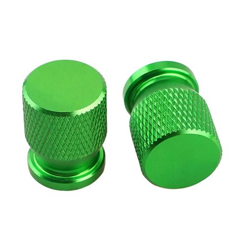 Bouchon De Valve De Pneu De Roue De Moto,Couvercle De Tige De Port D'air Adapté Pour Zontes 310r 310x 310v 310 T2 G1 125 U1 U 155 Zt 125 T310 350e 350 - Type Green-No Logo
