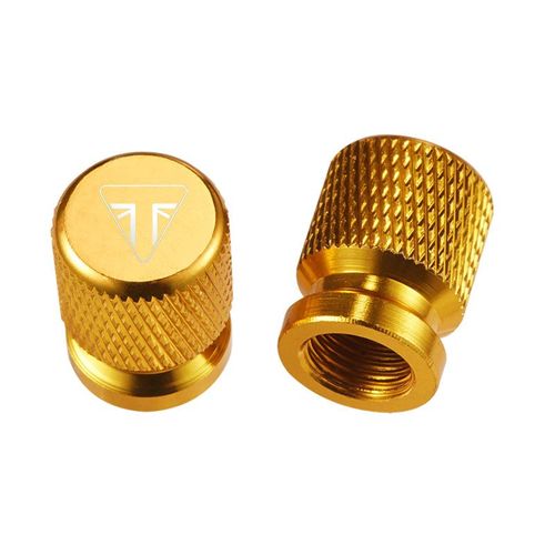 Couvercle De Tige De Valve D'air De Valve De Pneu,2 Pièces,Accessoires De Moto Pour Triumph Speed Four 600,Accessoires Spéciaux,2025 - Type Gold