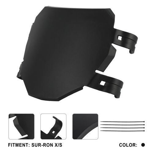 Plaque D'immatriculation Avant Pour Talaria Sting Stark Varg,Accessoires De Moto,Plaque D'immatriculation Pour Surron Lightbee S/X E-Bike - Type Black
