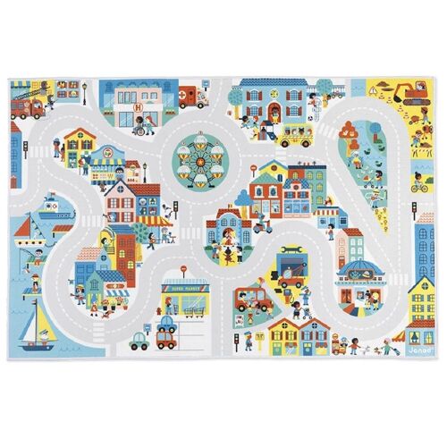 Tapis de jeu avec circuit Ville