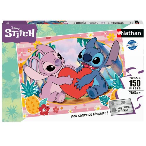 Puzzle Moment en amoureux Stitch 150 pcs