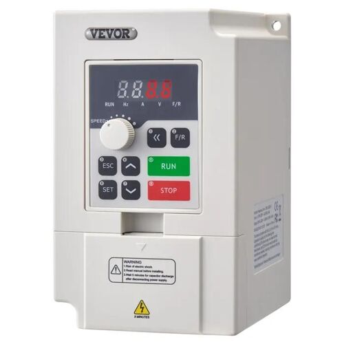 Variateur de Fréquence-VEVOR-Entraînement à Fréquence Variable-3 kW 14 A 50/60 Hz Entrée Monophasée ou Triphasée Sortie Triphasée