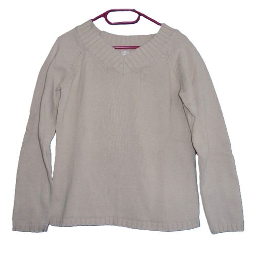 Pull Beige En Coton. Camaieu. Taille 42 / 44