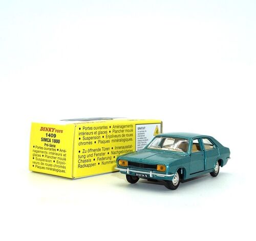 Dinky Toys 1409 - Simca 1800 Pre-Serie Bleu 1:43-Atlas