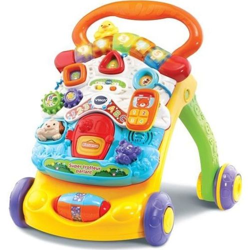 Vtech - Super Trotteur Parlant 2 En 1 - Multicolore
