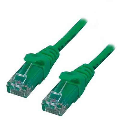 MCL - Cordon de raccordement - RJ-45 (M) pour RJ-45 (M) - 5 m - UTP - CAT 6 - moulé, sans crochet - vert