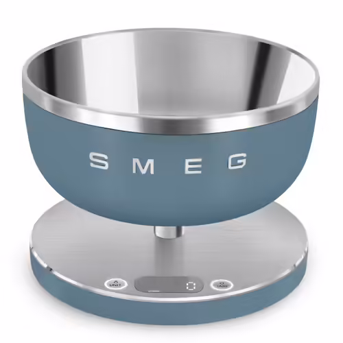Balance De Cuisine Smeg Collezione Ksc01sbmww Bleu Orage Mat