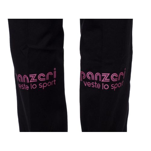 Pantalon De Survêtement Panzeri Uni H Noirfus Nacre Jers Noir S