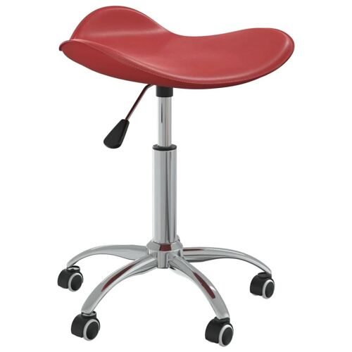Chaise fauteuil siège de bureau informatique étude similicuir rouge Helloshop26 02_0024060