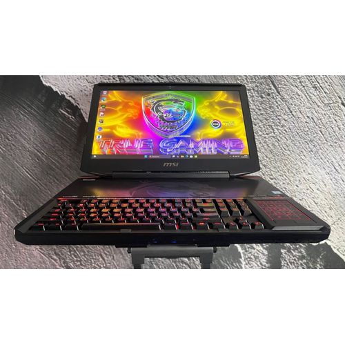 MSI GT80S 18" Intel Core i7-6820HK - Ram 32 Go - SSD 512 Go + HDD 1 To - GTX 2X 980M SLI