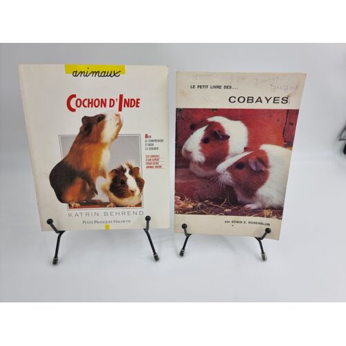 Lot De 2 Livres Cochon D’Inde (Katrin Behrend) Et Cobayes (Edwin E. Rosenblum)