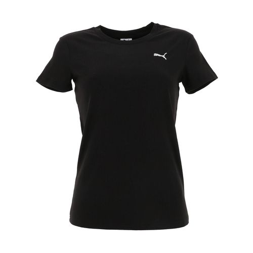 Tee Shirt Manches Courtes Puma Ess Elevated Rib Tee Noir Xs