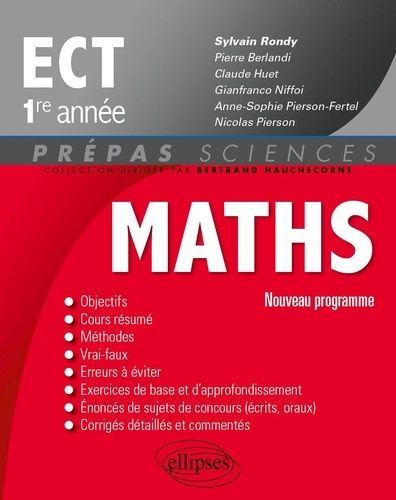 Mathématiques Ect 1re Année