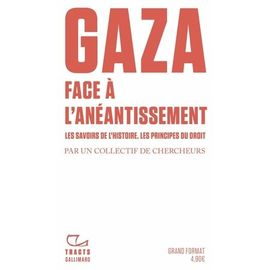Gaza Face À L'anéantissement - Les Savoirs De L'histoire, Les Principes Du Droit
