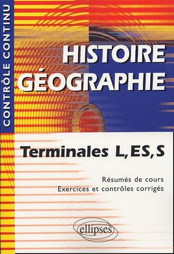 Histoire Géographie Tle L, Es Et S