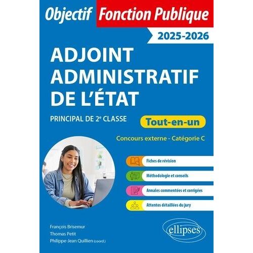 Adjoint Administratif De L'etat Principal De 2e Classe - Tout-En-Un
