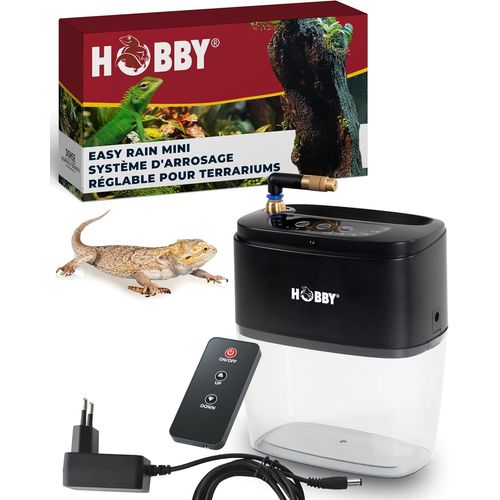 Hobby Terraristik Easy Rain Mini | Système D’Arrosage Automatique Pour Terrariums | Système D’Irrigation Réglable Pour Reptiles, Amphibiens Et Habitats Végétaux | Système Efficace D’Humidification