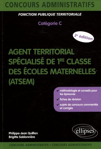 Agent Territorial Spécialisé De 1re Classe Des Écoles Maternelles (Atsem)