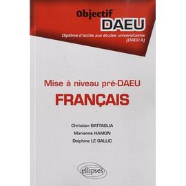 Mise À Niveau Pré-Daeu Français
