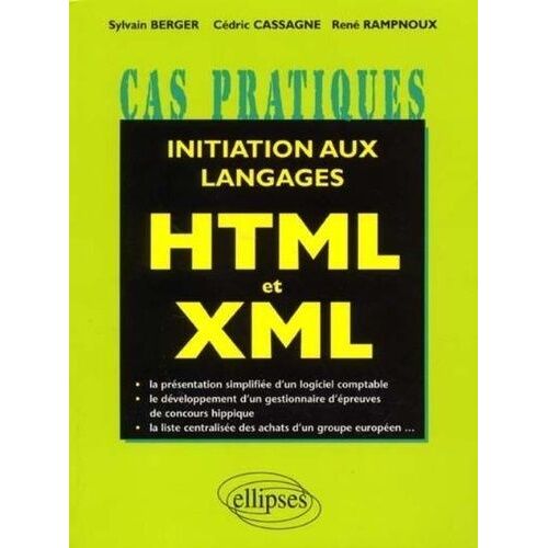 Initiations Au Langages Html Et Xml