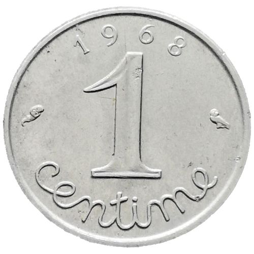 Piece France De 1968 - Etat Ttb - 1 Centime Épi (N0103)