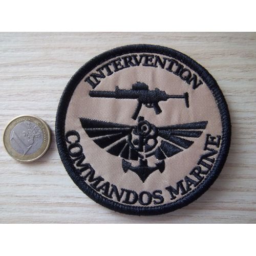 Intervention Commando Marine Écusson Militaire Insigne Tissu