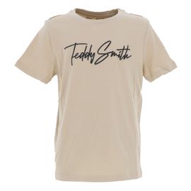 Tee Shirt Manches Courtes Teddy Smith T-Evan Mc Jr Beige 14 Ans
