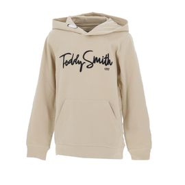 Sweat Capuche Hooded Teddy Smith S-Evry Hoody Jr Beige 14 Ans