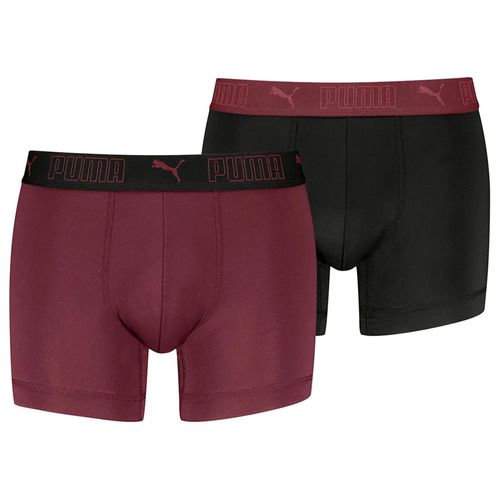 Sous Vêtement Boxer Puma Puma Men Sport Microfiber Boxers 2p Bordeaux M