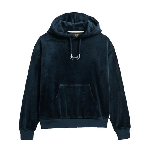 Sweat Capuche Hooded Superdry Country Club Sweat Cap Nv L Bleu Marine 38