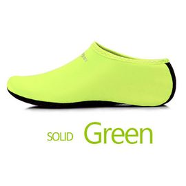 Chaussures Coordonnantes Unisexes Pour Hommes Et Femmes,Chaussettes De Plongée,Sandale De Plage Aquatique,Chaussure Plate,Chaussons De Bord De Mer,Été - Type Fluorescent Green-L #B