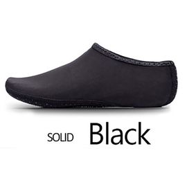 Chaussures Coordonnantes Unisexes Pour Hommes Et Femmes,Chaussettes De Plongée,Sandale De Plage Aquatique,Chaussure Plate,Chaussons De Bord De Mer,Été - Type Black-Xxl #B
