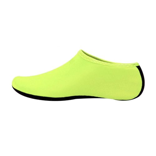 Adultes Chaussures D'eau Combinaison Chaussures Chaussettes Chaussettes De Plongée Piscine Plage Natation Sans Lacet Surf Mode Respirant Chaussettes 1 Paire - Type Fluorescent Green-Xxl