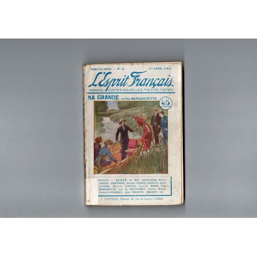 L'Esprit Français Numéro 2 Du 1er Avril 1914