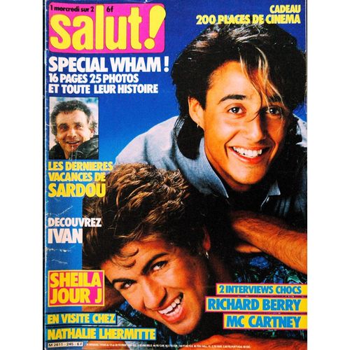 Salut 245 1985 Nathalie Lhermitte/Pia Zadora/Veronique Jannot/Sheila/Sardou/Ivan/Richard Berry/Prince