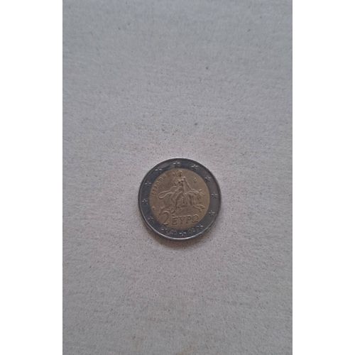 Pièces De 2 Euro Grèce 2002 Avec Un S Dans L Étoiles.